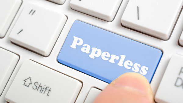 Paperless Button