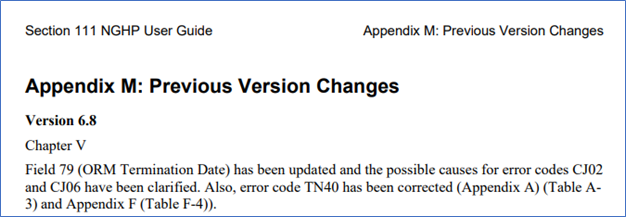 Appendix M - NGHP User Guide Appendix M